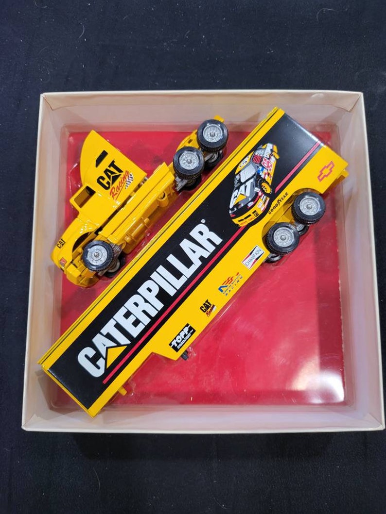 Winross Caterpillar Racing Tractor Trailer With Ford Cab - Etsy