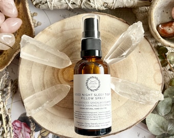 Natural Aromatherapy Sleep Spray: Lavender, Chamomile & Amyris
