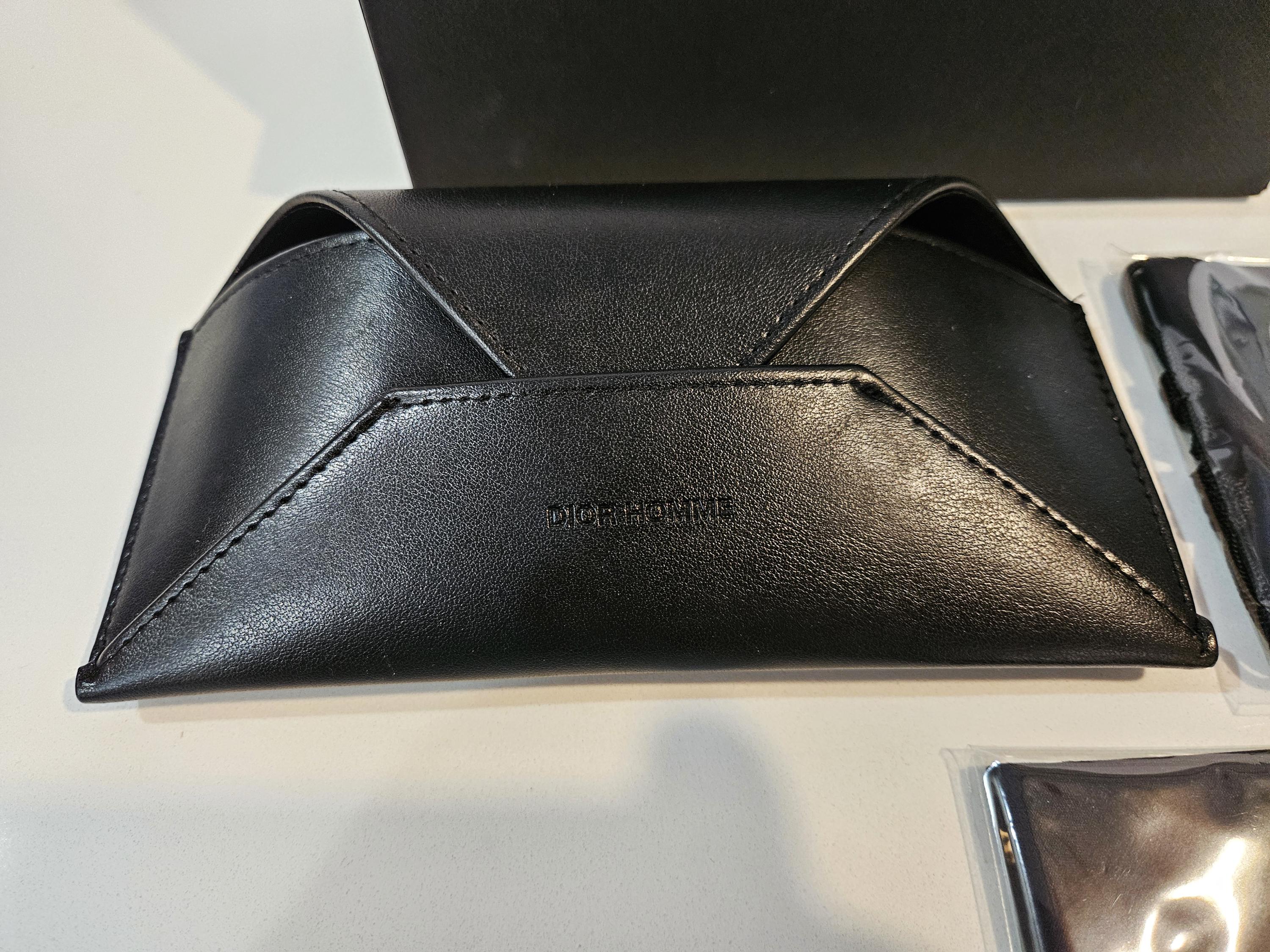Dior Homme Authentic Sunglasses Case With Box, Soft Case 