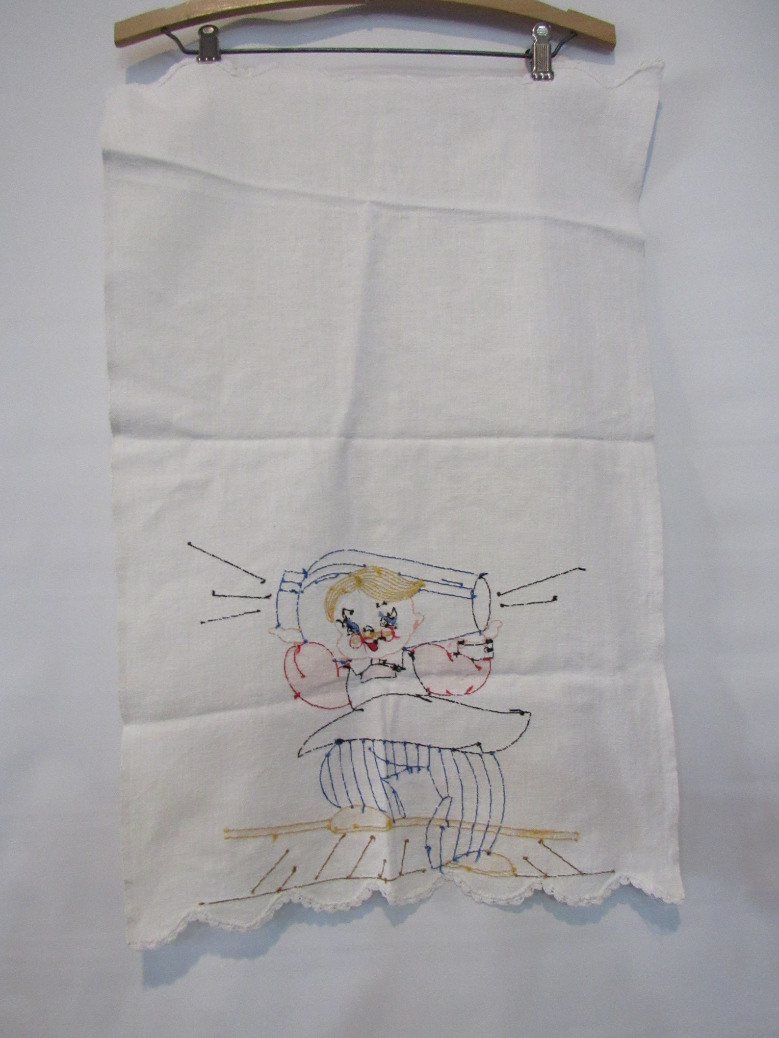 Mid Century Bartender Linen Towel Funny Barware Hand Etsy