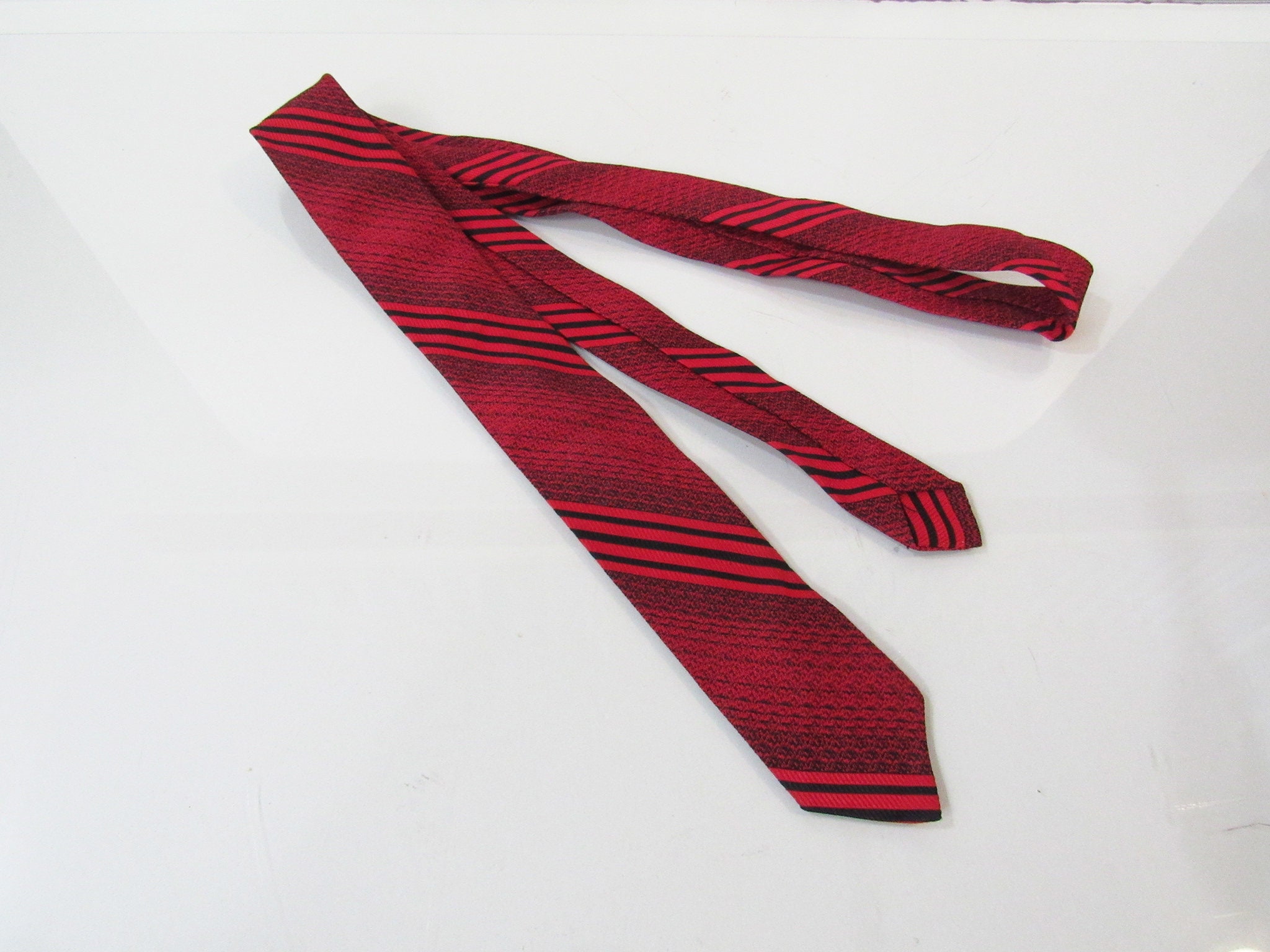 50s Striped Tie - Etsy