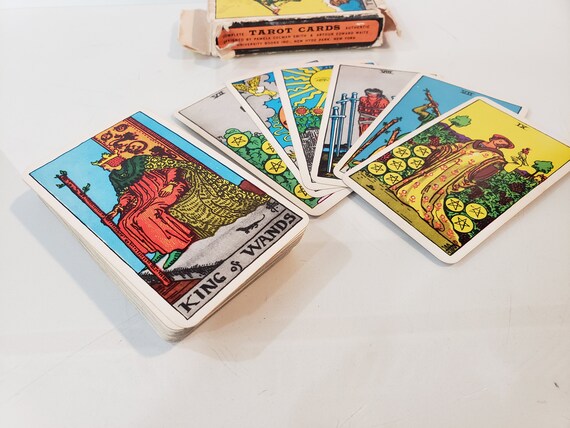 Mid Century Tarot Rider Deck - Complete - With Excellent, Clean