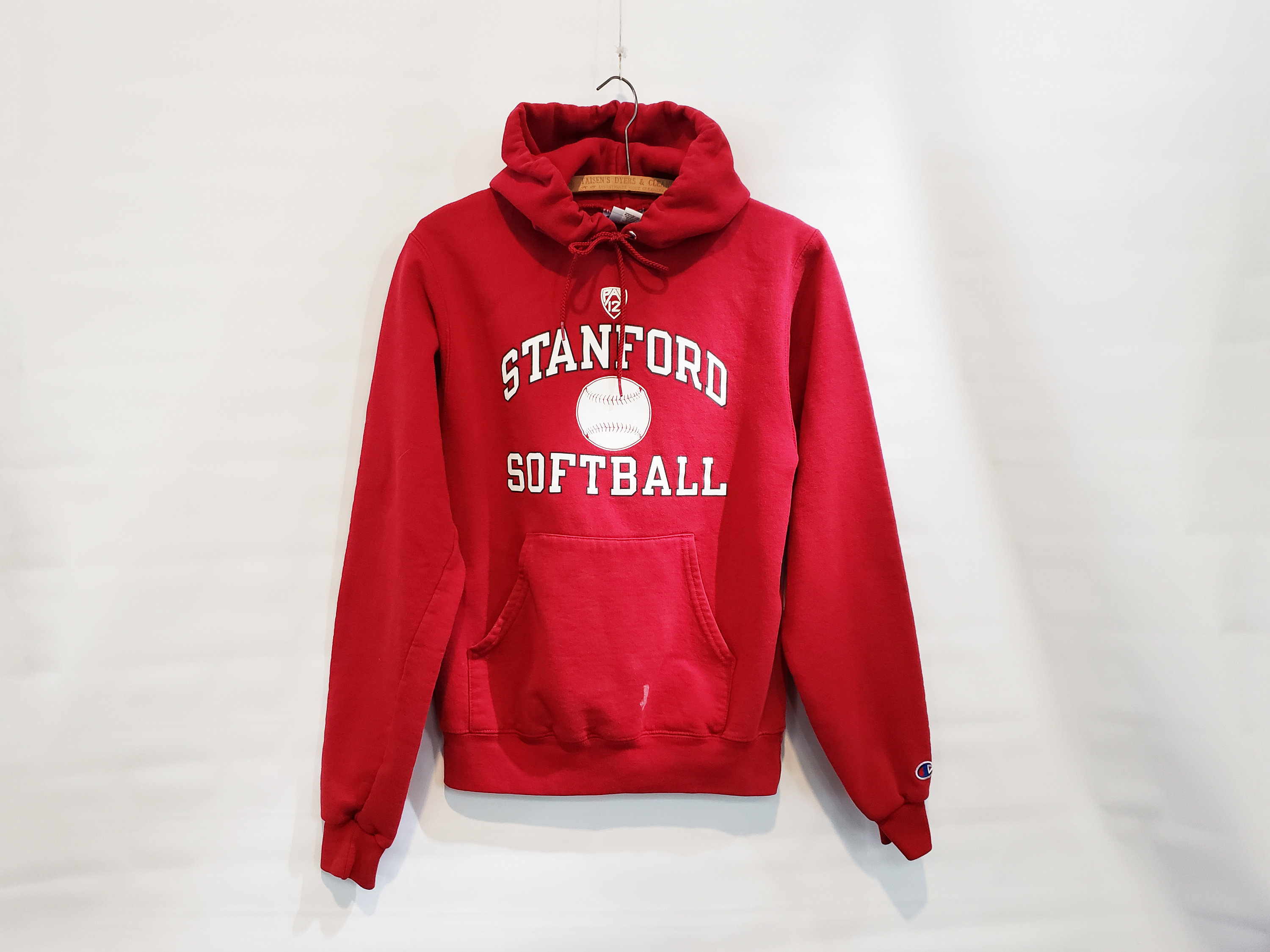 VintageAndOddities Stanford University Softball Hoodie XS - Ivy League University Sweatshirt