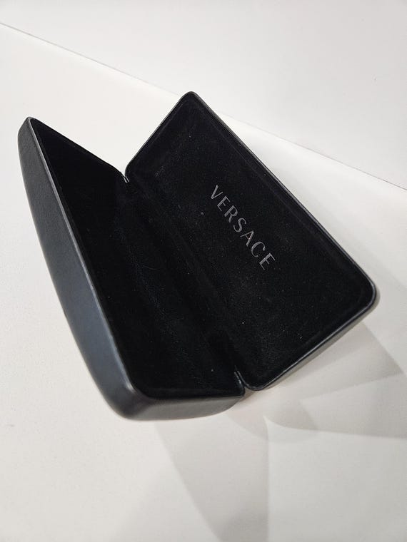 Authentic Versace Hard Shell Sunglasses Case w/ b… - image 5