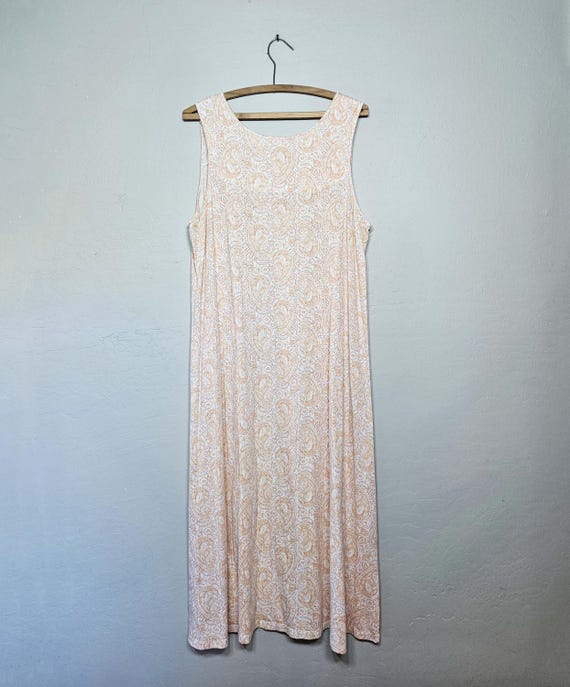Chaps Chaps Ralph Lauren Paisley Jersey Knit Nightgown  Cotton Rayon XL -  Etsy