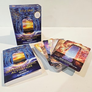Cubierta de Oráculo de Activación de Puerta de Luz - Como Nueva - Tarjetas de Adivinación de Energía de Chakras