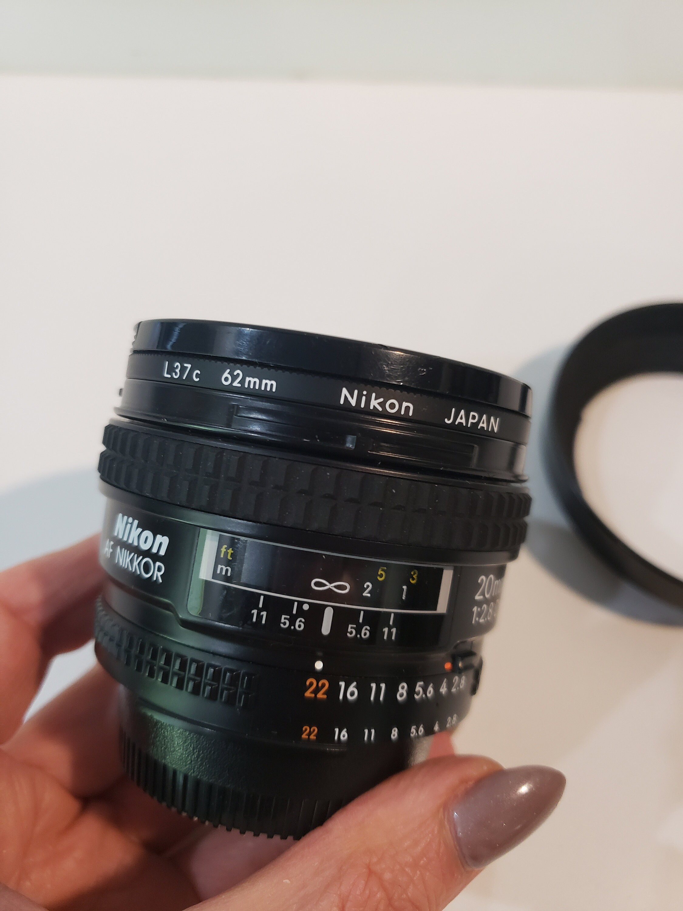 Nikon AF NIKKOR 20mm F/2.8 D Lens Japan W/ HB-3 Hood - Etsy