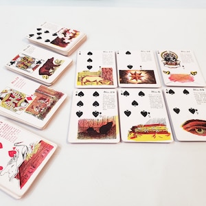 Mid Century Gypsy Fortune Telling Deck - Complet - Avec une excellente énergie propre