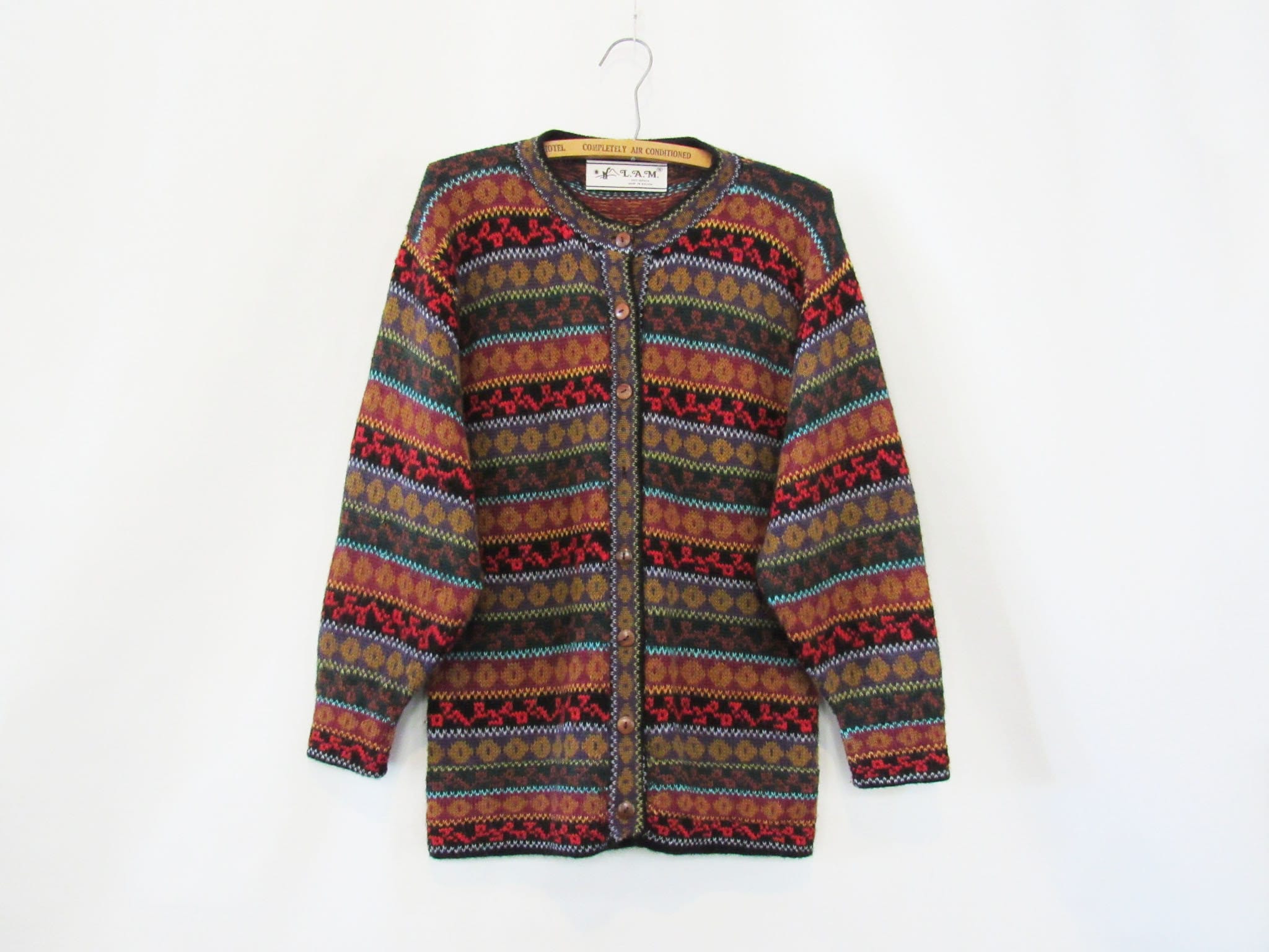 Peruvian Cardigan - Etsy