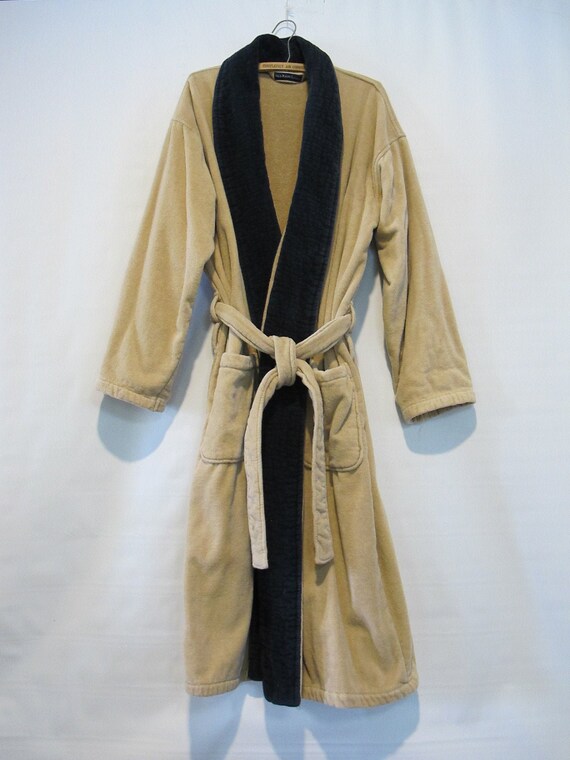 Beige Terry Cloth Cotton Robe - Polo Ralph Lauren