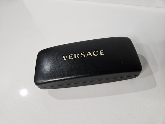 Authentic Versace Hard Shell Sunglasses Case w/ b… - image 2