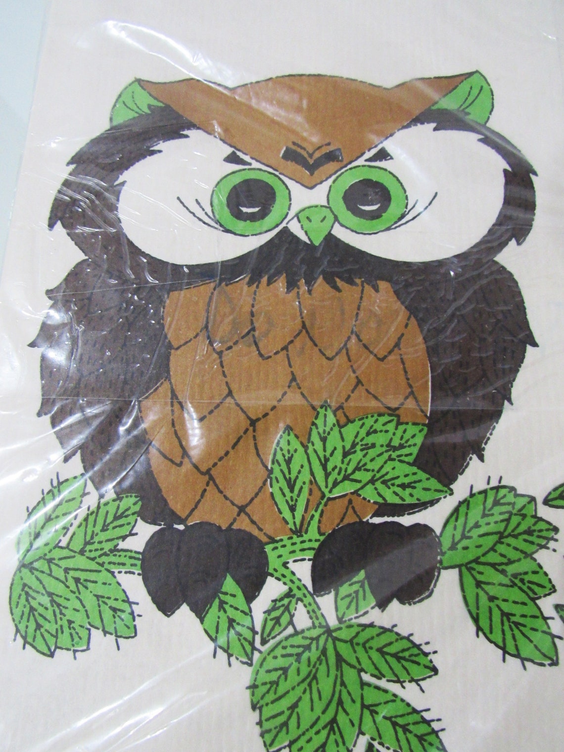 Owl Placemats SEALED 16 Paper Placemats by Monogram San Etsy