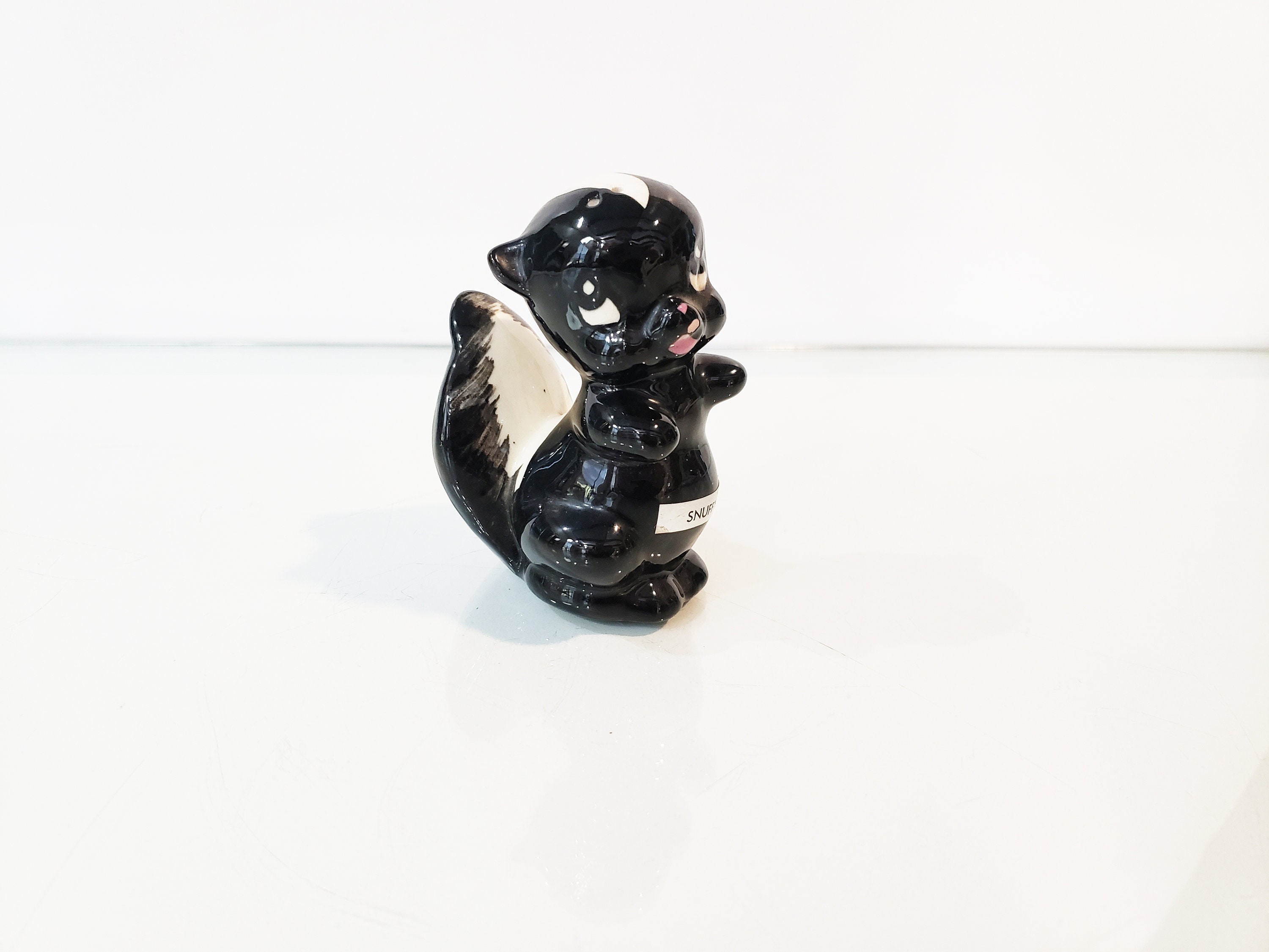 Mid Century Stinktier Figur - DeLee Art California - Stinktier Salzstreuer - MCM Keramik Stinktier - So niedlich!