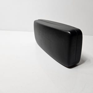 Authentic Versace Hard Shell Sunglasses Case – Black Faux Leather Hard Shell with Gold Logo image 5