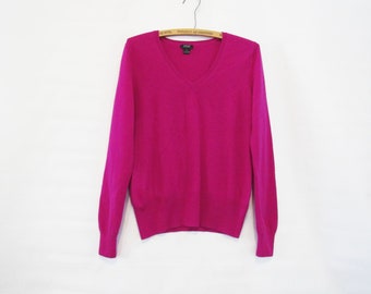 neon pink sweater women's