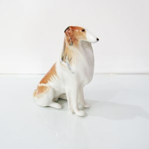 Porcelain Collie Dog Figurine - Very fine and tall! 7 x 3.5 x 6.5&quot;