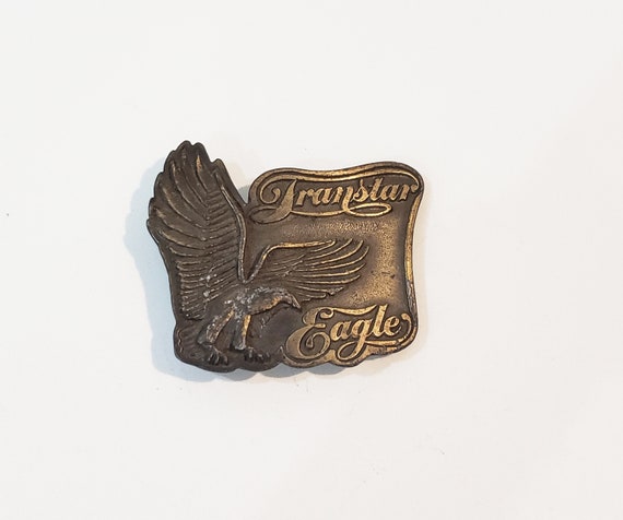 Transtar Eagle Belt Buckle International Harvester Trucker Brass