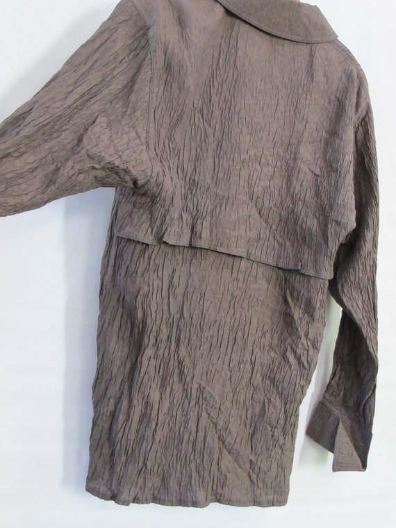 Escada Silk Tunic - Medium -  Asymmetrical Boho B… - image 9