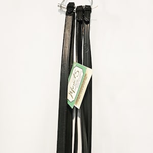 English Riding Leather Reins Moritz England AS NEW w/ Tags - Dark Brown Fine Grain Leather Reins - listing is for 1, 3 available, 2 sizes