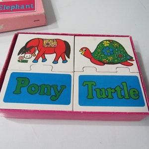 Coincidir una imagen con una palabra - Juego de puzzle educativo para niños - Otagiri JAPAN