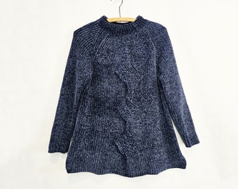 J.Jill Chenille Double-V Sweater Size XL
