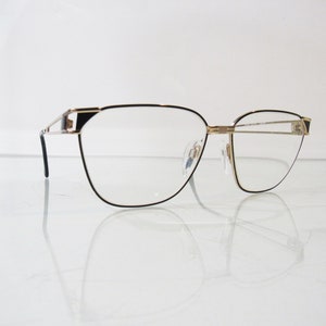Gold Black Wire Frame Eyeglasses - Silhouette AUSTRIA - Beautiful condition!