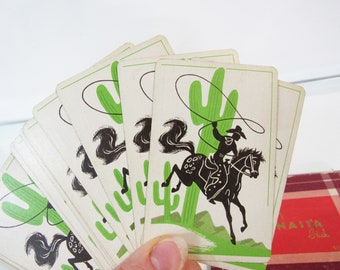 Cowboy Horse Ranch Playing Cards Quarterhorse - listing is for 1 card