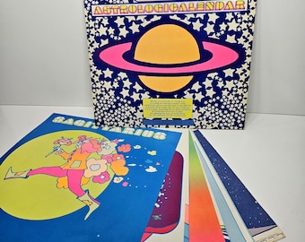 Rare Vintage 1970s 7-up Soda Machine Advertising Sign – Peter Max