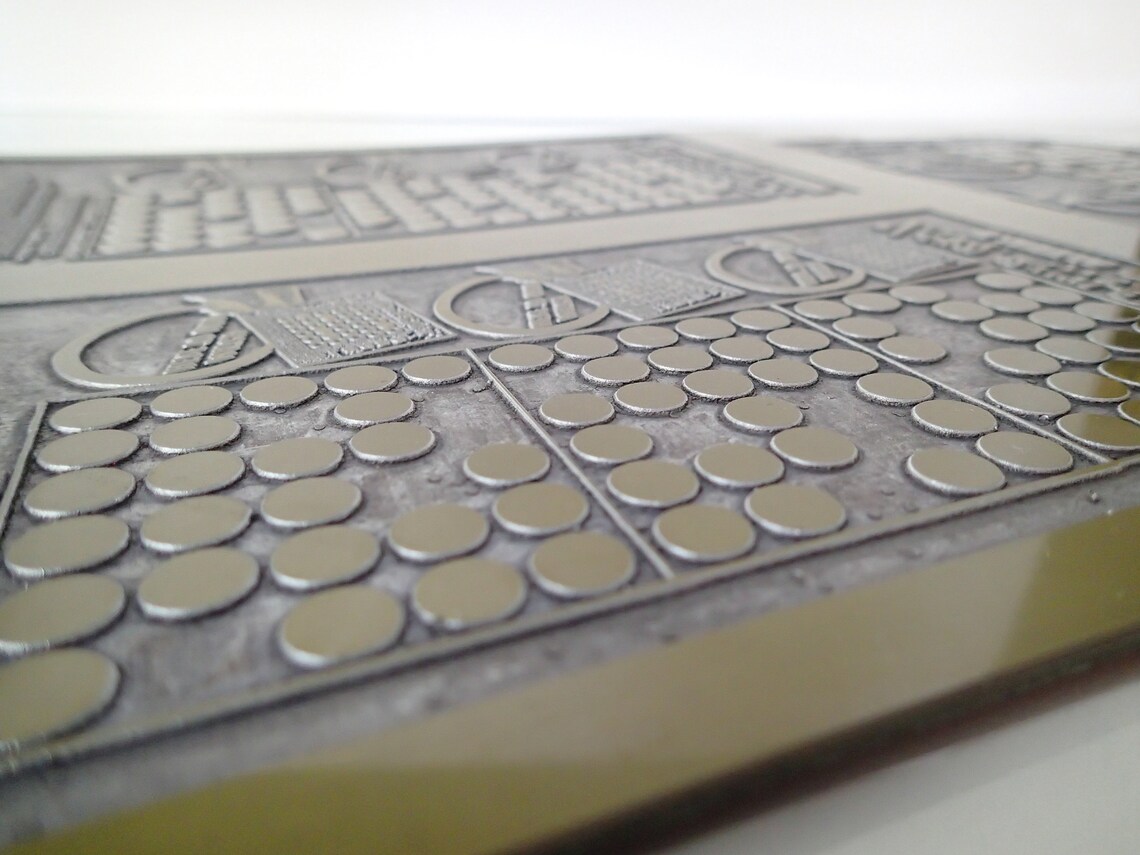 Lottery Gambling Metal Printing Plate Here's this weeks Etsy