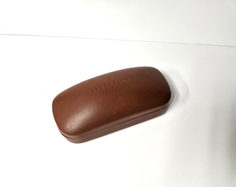 Longchamp Brown Eyeglass Sunglass Case Holder Clamshell - Etsy display picture 1