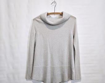 Blue Gray Cashmere Tunic Sweater Medium - Moth Anthropologie - So soft and cozy!