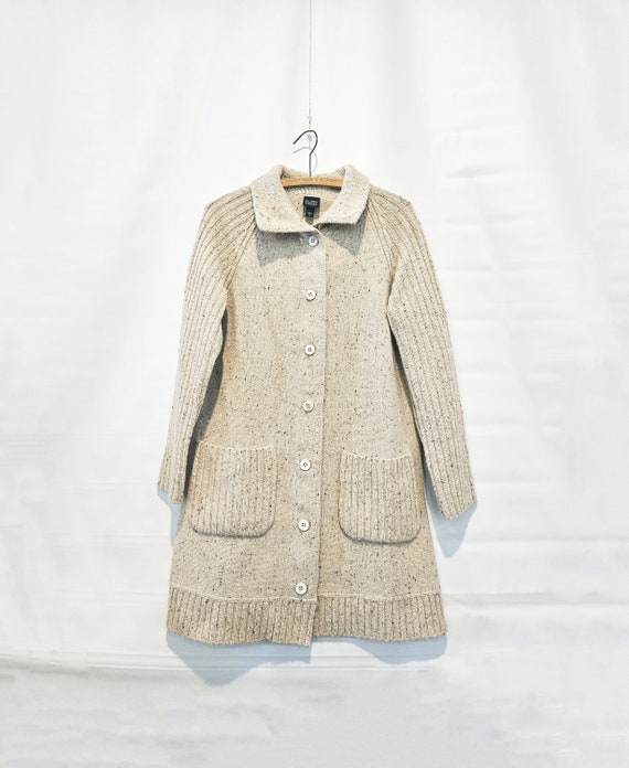 Eileen Fisher Knit Cardigan Jacket XS -  Wool Ango