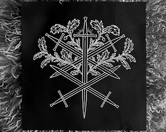 ESQUADRÃO DE ESPADAS // Patch de Espadas Góticas para as Costas