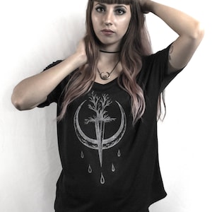 FERAL SACRAMENT // Women&#39;s Witchy Slouchy Shirt