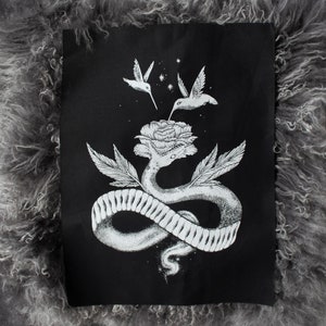NEÏVÉTE // Dark Art Gothic Back Patch