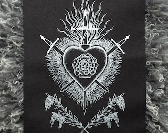 SOBERANO // Patch de Tarô Gótico para Costas