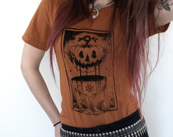 LORD SPICE // Halloween Pumpkin Horror Shirt - Orange