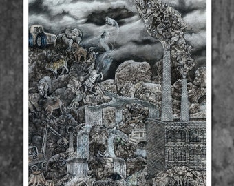 Terry Proctor's "Animal Factory" Large Poster Artwork