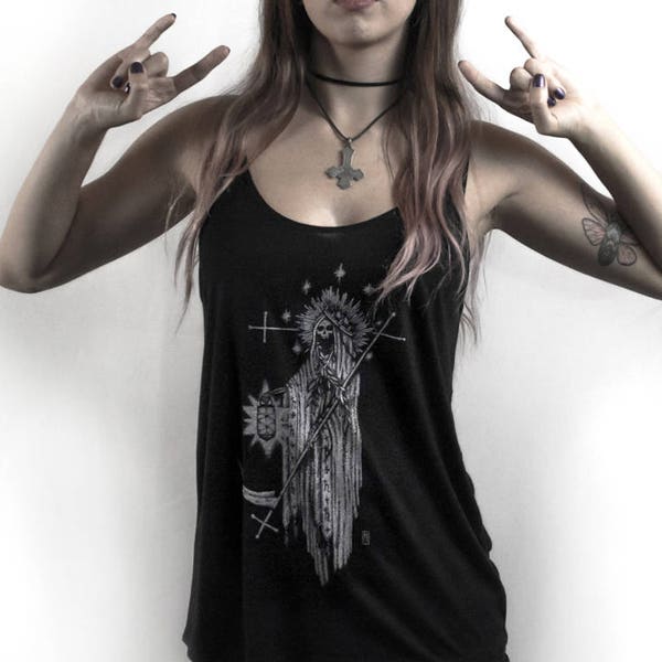 SATURNUS // Damski top bez rękawów