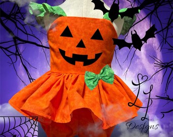 Pumpkin Patch Princess, Halloween bloomers. 2 pcs set Toddler Pumpkin Halloween Outfit, Orange  outfit, Ghost 2 pcs bloomer set