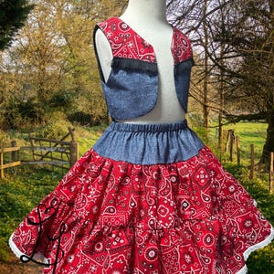 Bandana Skirt Set - Etsy