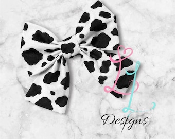 Made to Match Hair Bows, Matching Fabric Bow, Boutique Hair Bow,