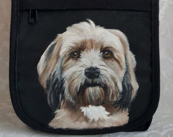 Hand Painted Crossbody Bag Kavu Kicker Crossbody Purse Portrait of Benny a Havanese