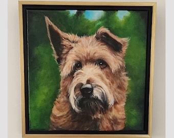 Irish Collection Original Acrylic Painting of 'Clare' 12"x 12" Cotton Canvas with 1.5" Cradle Includes Hanging Hardware