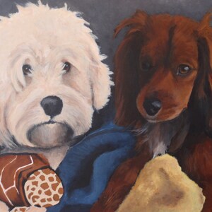 12x12 Custom Painted Portrait of YOUR pet image 9