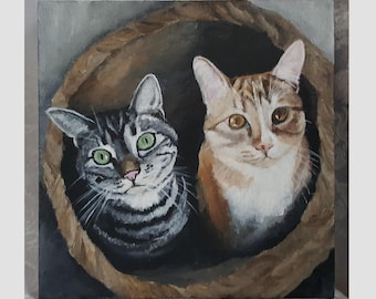 8"x8" Custom Painting of YOUR pet