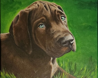 12"x12" Custom Painted Portrait of YOUR pet