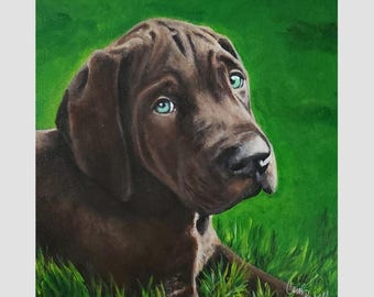 12"x12" Custom Painted Portrait of YOUR pet