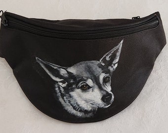Custom Hip Bag aka Bum Pack painted with your pet