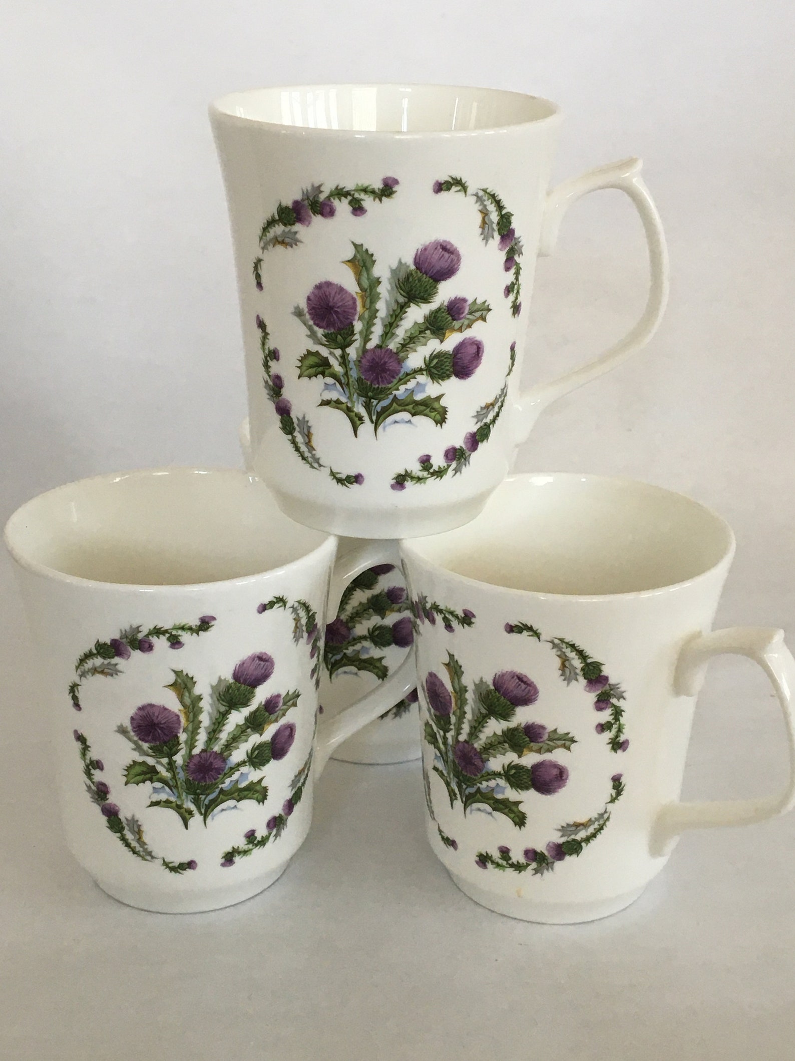 Balfour Bone China Mugs Made in Scotland Set of Four 4 Etsy